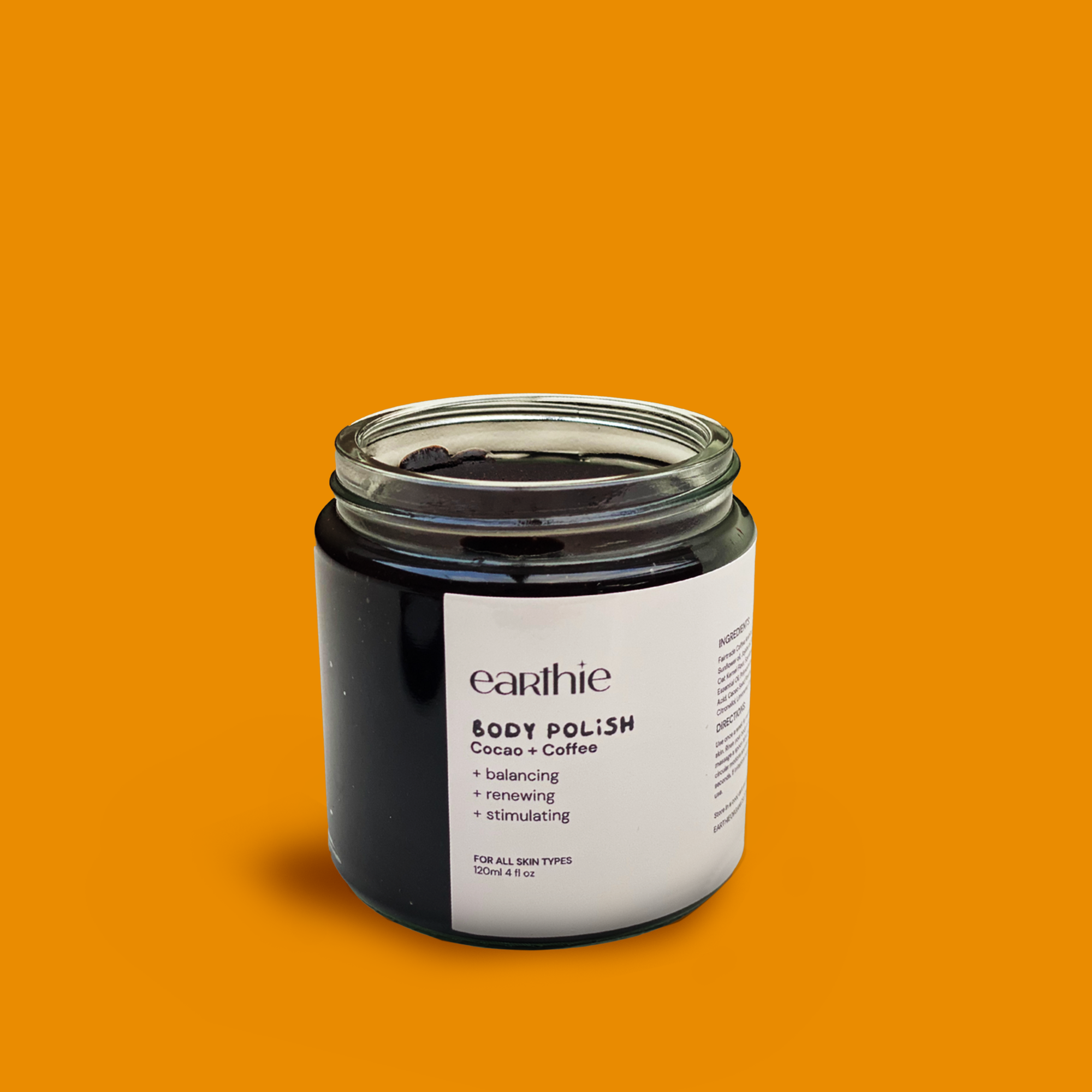 Earthie Organics Cacao + Coffee Body Polish