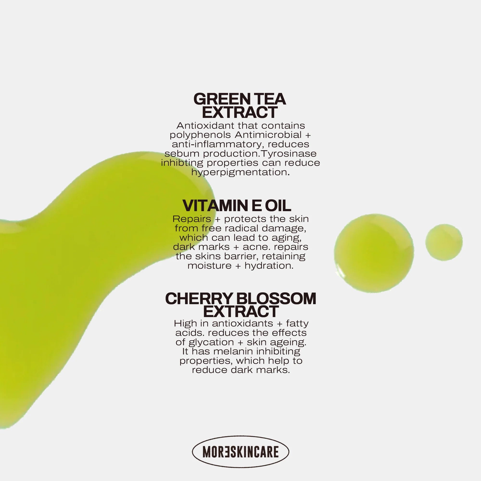 MOR3SKINCARE Good Green Oil