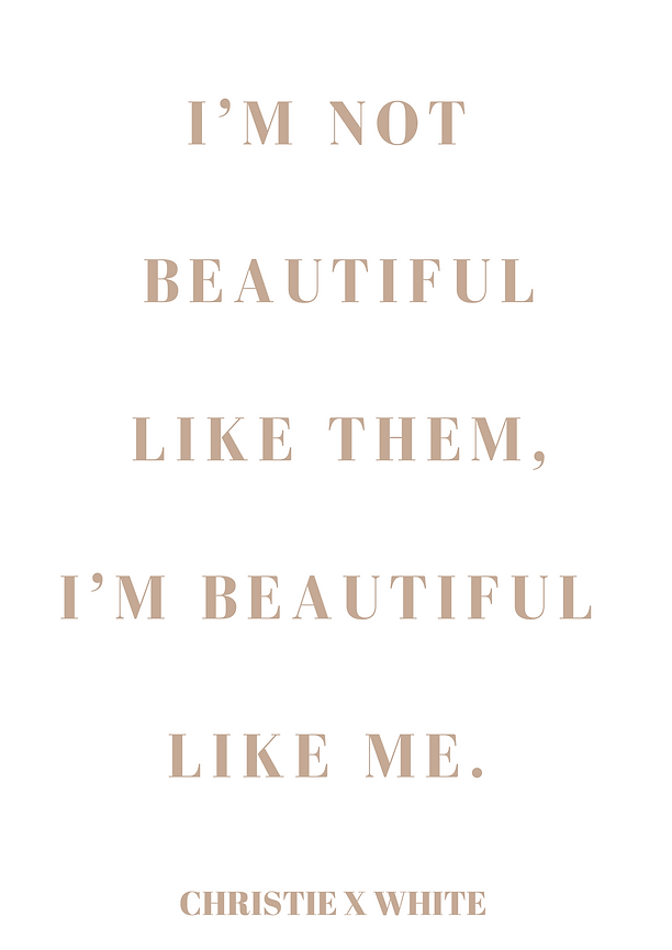 Beautiful Like Me - Art Print