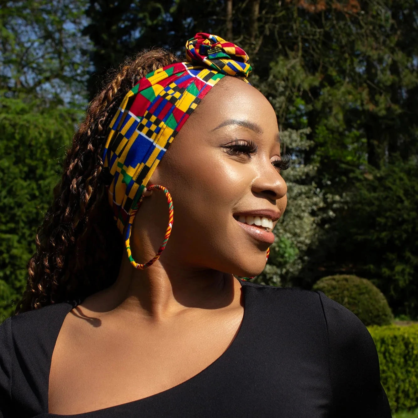 Kente Print Headwrap