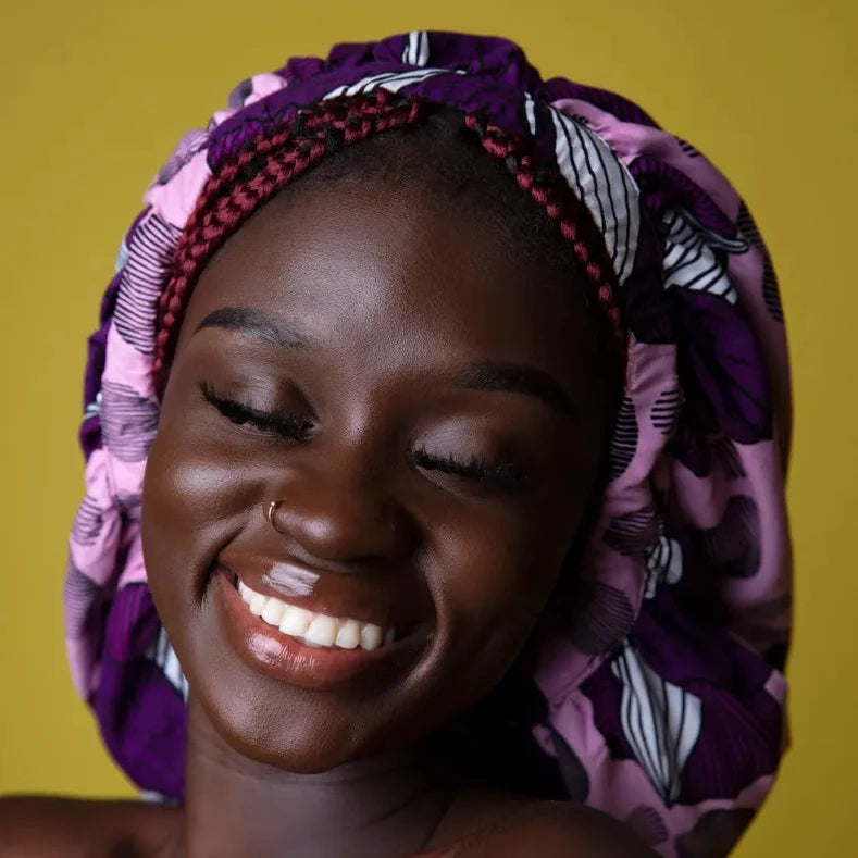 African Print Hair Bonnet