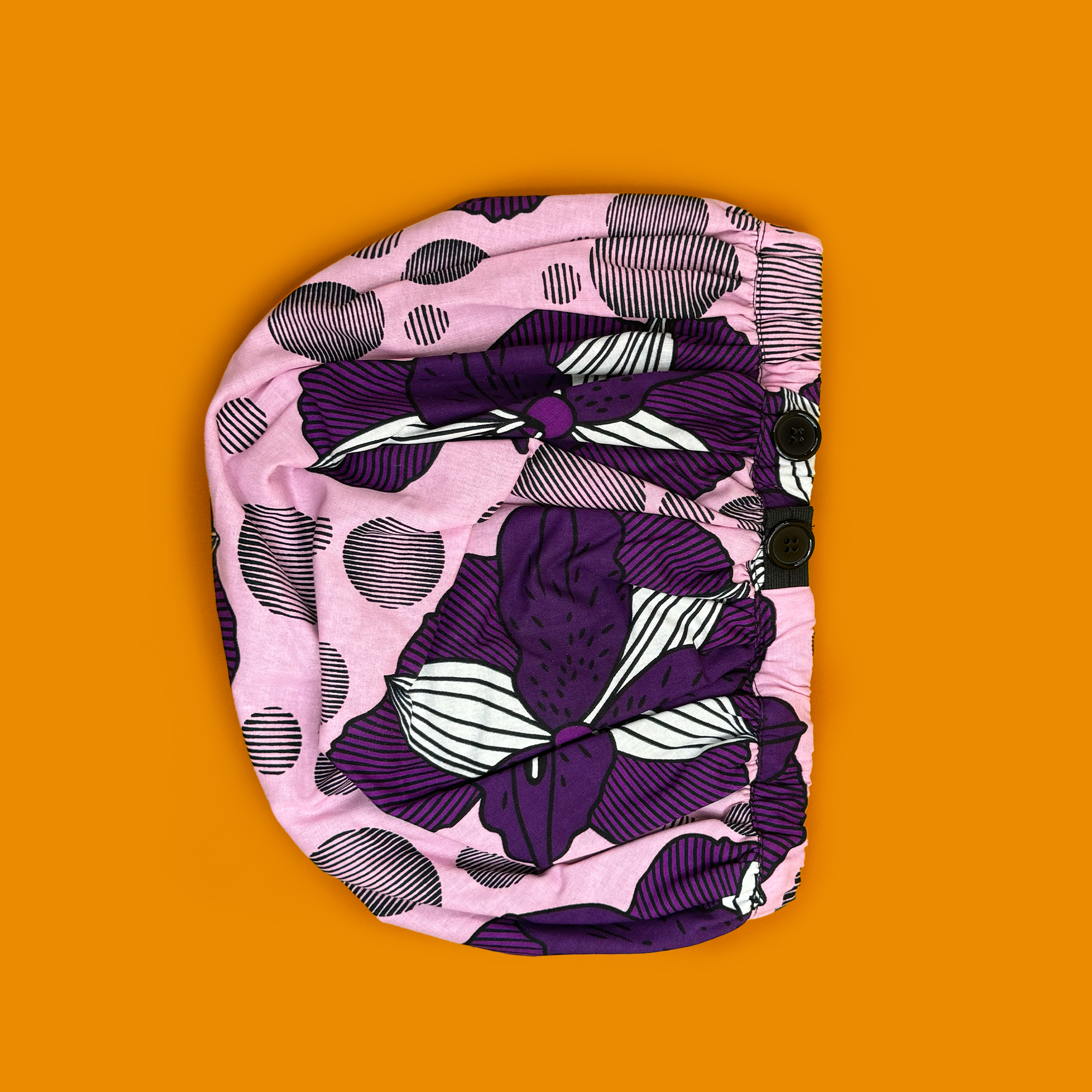 African Print Hair Bonnet - Lohi Fashion