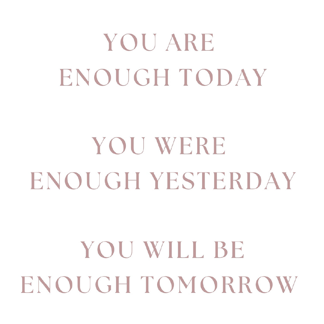 Christie X White - You Are Enough Art Print