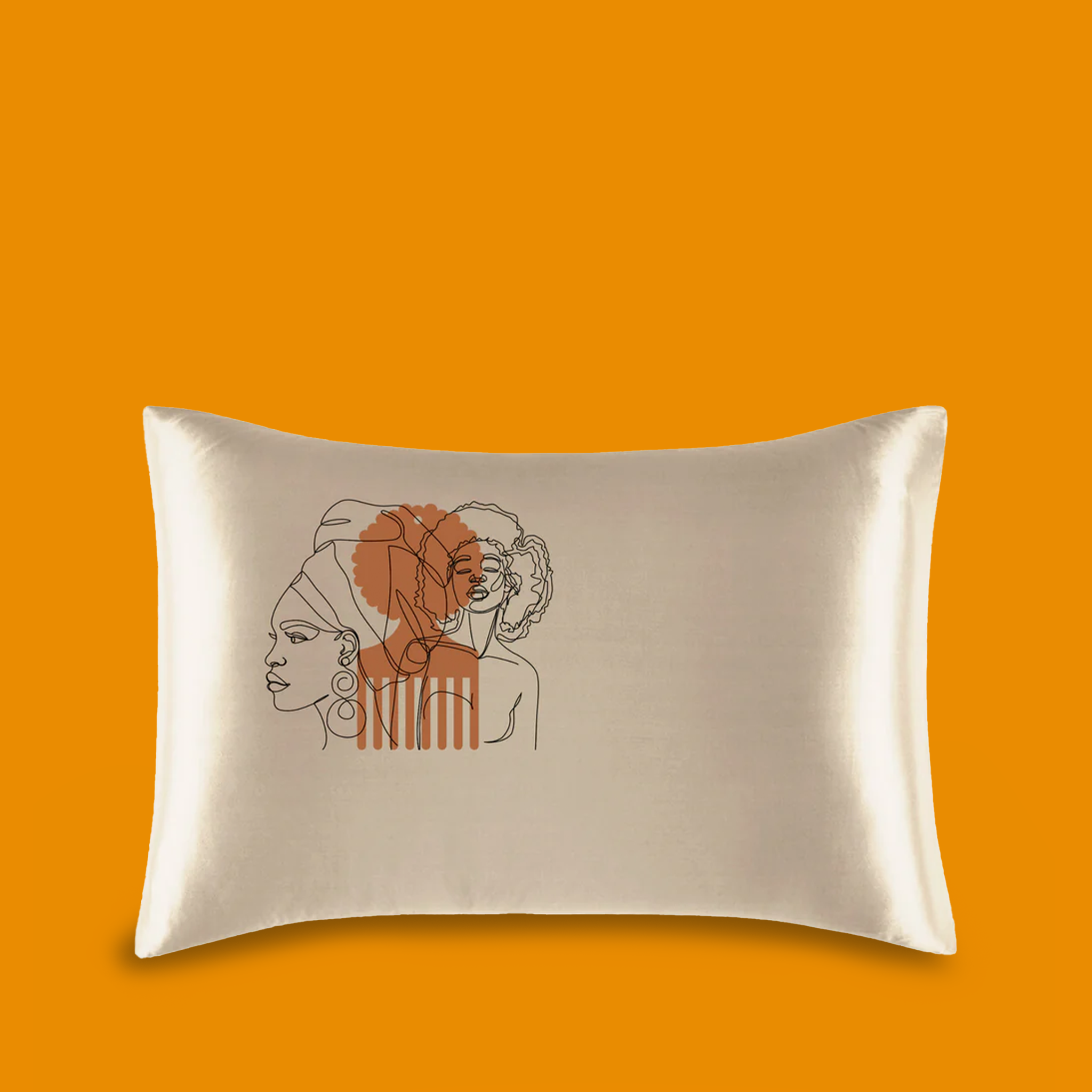 Gold Affirmation Satin Pillowcases for Hair & Skin