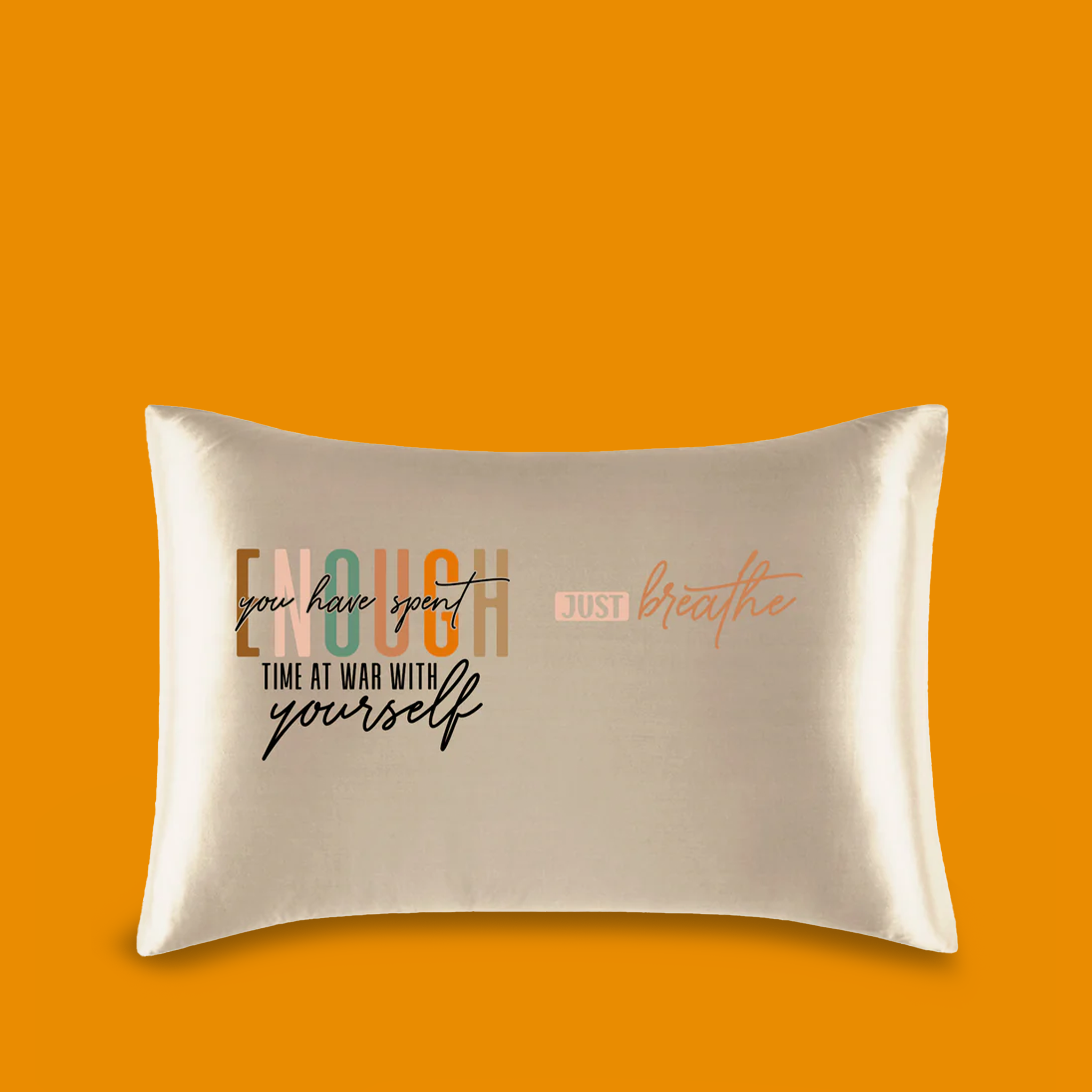 Gold Affirmation Satin Pillowcases for Hair & Skin